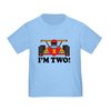 CafePress Racing Car 2Nd Birthday Toddler T Shirt Cute Toddler T-Shirt, 100% Cotton Baby Blue