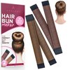 Women's Hair Bun Maker French Twist Hair Fold Wrap Snap by Andlane (1 Brown, 1 Light Brown)