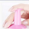 2pcs Pink Plastic Finger Stand Support Rest Nail Art Design Painting Salon DIY Finger Practical Holder for Nail Art Manicure Practice Hands and Fingers