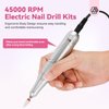 SAVILAND Electric Nail Drill Professional: 45000RPM Portable Nail Drill for 3Min Hard Acrylic Nails Removing, 2024 Pro Rechargeable Nail Drill Machine for Manicure Pedicure Salon Nail Tech Must Have