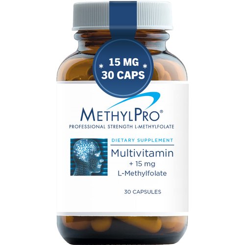 MethylPro Multivitamin + 15 mg L-Methylfolate - High Dose Methyl Folate Once-Daily Multi for Ener...