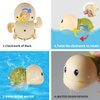Baby Bath Toys for Toddlers, Crab Bath Bubble Maker with 12 Songs, 3 Pack Wind-up Pool Toys for Kid, Bathtub Toys As Birthday Gift for Boys Girls