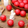 20 Pcs Jesus Loves You Stress Balls Red Stress Relieve Toys Valentines Party Favor Foam Bouncy Balls Bulk Fidget Balls for Valentine Party Bag Gift Fillers Stocking Stuffers, 1.57 Inch