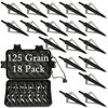 Aiskaer 18 Pack Hunting Broadheads,Arrow Heads Hunting,10 Blades Archery Broadheads Archery Arrows Hunting Points Metal Tips for Compound Bow and Traditional Bow
