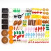 City Food Accessories - Building Block Friends Animals Bricks, People House Kitchen Farm Restaurant MOC Pieces Parts, Classic Party Favors Toys for Boys Girls