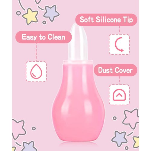 Baby Grooming and Healthcare Kit, Portable Baby Safety Care Set with Hair Brush Comb Nail Clipper Nasal Aspirator for Nursery Newborn Infant Girl Boy (20 in 1, Pink)