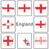 Meme Series Womaha 40 Sheets England Flag Temporary Tattoos for Kids Football Temporary Face Tattoos