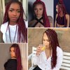 AQINBEL Braiding Hair 26 Inches -8 Bundles Braiding Hair Pre Stretched Itch Free Crochet Twist Hair for Braids Yaki texture Burgundy Braiding Hair Extensions for Women (900#)