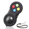 Mini Fidget Button Controller Pad Toys for Kid Adults with Anxiety and Autism (Black & Mix)