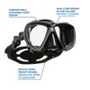 SCUBAPRO Spectra Diving Mask (Black/Silver)
