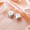 2Pcs Valentines Day Gifts Iron 6 Anniversary Iron Gifts 6 Year Iron Boyfriend Girlfriend Funny Gag Gifts Food Dice Anniversary Birthday Gifts for Him Her Men Couple Date Night Gifts