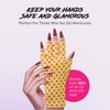 ManiGlovz - The Original UPF 50+ UV Light Protective Nail Gloves | Gel Manicure Gloves and Anti UV Fingerless Gloves for Women | Can be Used as Sun Protection Gloves for Driving | Black Magic