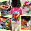 Dinosaur Toys , 6 Pack Wind Up Pull Back Dinosaur Toys for 3,4,5,6 Years Old Girls Toddlers Boys, Dinosaur Birthday Party Supplies Favors with Dinosaur Backpack