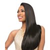 Sensationnel Empire Yaki weave hair - virgin Human hair extensions Yaki texture hair for weaving and sew in styles - Straight Yaki 1 pack (12 Inch, T1B/350)