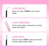 DIY Lash Extension Kit Lash Clusters Kit 240 Pcs Lash Bond and Seal Cluster Lashes D Curl with Lash Tweezers for Eyelash Extension Kit at Home Individual Lashes Kit (Kit 40D-0.07D, 12-18mm)
