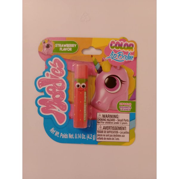 Moodies Strawberry Flavor Lip Balm 1 tube 0.14 oz.