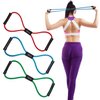 Resistance Bands, Figure 8 Exercise Bands for Women Men, 8 Shaped Resistance Bands for Arms, Chest Expander, Yoga Gym Fitness Pulling Rope 8 Word Elastic for Exercise Muscle Training Tubing