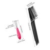 Boao 4 Pcs Hair Brush Cleaning Set Tool Mini Hair Cleaning Brush Cleaner Tool for Removing Hair Dust Home Salon Use(Black)