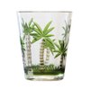 Diligence4us Sensation Acrylic Palm Tree Design D.O.F Tumbler, Set of 4, 4 Count (Pack of 1), green