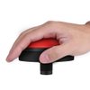Button,100mm Massive Button with LED Convexity Console Replacement(100# Red + Three Foot Switch + LED Light)