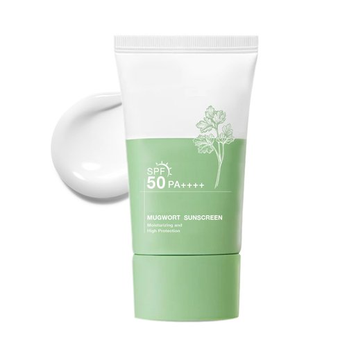 Generic Heartleaf Sunscreen, Heartleaf Silky Moisture Sun Cream, Airy Moisture Daily Sunscreen, SPF 50+ PA++++ Skin Care, Matte & No White Cast, NO Residue (1pc)