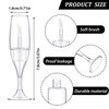 Maitys 20 Pcs 8 Ml/ 0.27 oz Lip Gloss Tubes Mini Wineglass Shaped Empty Lip Gloss Tube Lip Balm Containers Mini Refillable Bottles Lip Glaze Container with 2 Pieces Funnels for Women(Transparent)