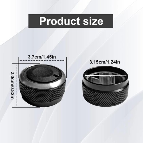 3Pcs Control Knob Heater A/C or Fan, Heater Air Conditioning Button Compatible with Toyota Tacoma Knob Toyota Tacoma Accessories 2005-2015