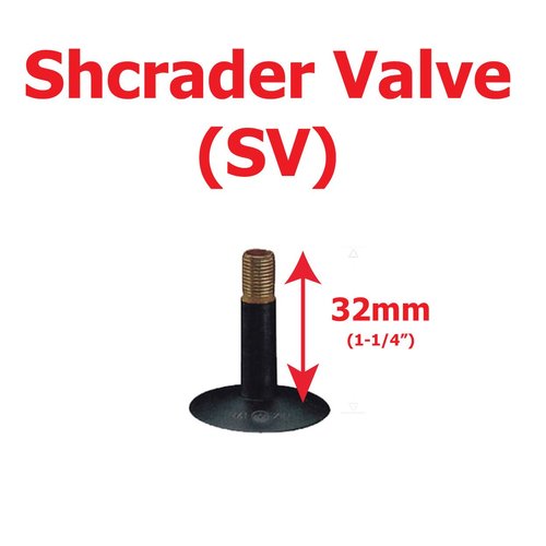 2 Pack - Tube, 700 x 28-35 (27 x 1-1/8-1-1/4) 32mm Schrader Valve, Sunlite Bicycles