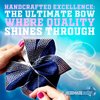 Senior Class of 2025 Glitter Cheer Hair Bow | Class of 2025 Graduation Gift | Graduation Cap Decoration