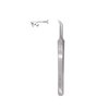 Alluring Silver Tweezers for Eyelash Extension for Volume Lashes 3D, 5D & 6D lashes 45 Deg