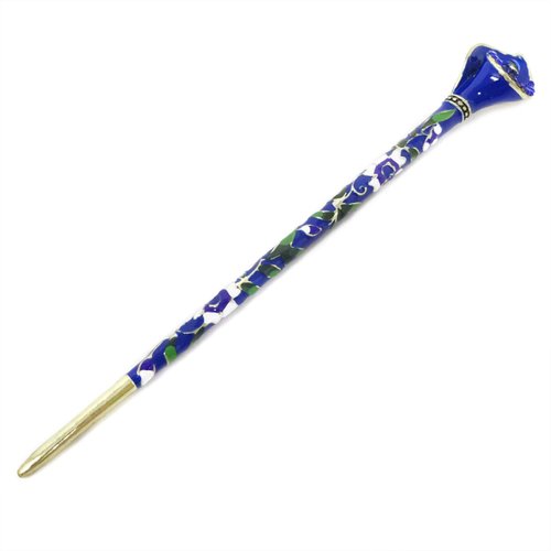 Honbay Cloisonn Vintage Hair Stick With Calla Chinese Traditional Style Fashion Hair Chopsticks H...