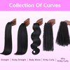 IDN BEAUTY Seamless Clip In Hair Extensions Human Hair, 3c 4a 4c Afro Kinky Curly 14 Inch 110g 7pcs Natural Black Seamless Curly Clip Ins Remy Hair Seamless Clip Ins For Black Women PU Invisible Edge