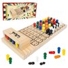 GOTHINK Code Breaker Board Game - Wooden Strategy Game of Codemaker vs. Codebreaker - 2 Player Battle of wits, Color Brain Game - STEM Toys Gift for Kids 8+ Ages and up - Family Games
