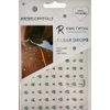 Rebel Tattoos Crystal Rhinestones Face Gems Jewels Stick on for Women Clear Drops and Stars Self-Adhesive Long Lasting Reusable Gems Stickers for Hairs Eye Body Nail-Festival Rave Party(Clear Drops)