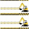 CupaPlay 50Ct Construction Zone Party Supplies Goodie Favor Plastic Bags - Kids Construction Birthday Party Favors Decorations Tractor Truck Goodie Gift Bag