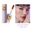 ICE LOVE Matte Velvet Lip Gloss, Velvet Fog Lip Muddy Texture,Long Lasting,Non-Stick Cup,Waterproof Feminine Lipstick, for Lips and Cheeks. (Orange)