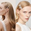 6 Pieces Shiny Rhinestone Bridal Hair Clip, Delicate Leaf Wedding Hairpin Bride Crystal Hair Pins, Bridal Hairpins, Hair Accessories for Women Girls