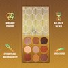 Juvia's Place Palette The Warrior - Warm Golds, Browns & Bronzes, Shades of 9, Warm and Neutral Palette, Pigmented Makeup Palette Eye Color & Shine