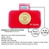 SW Poker Card-Guard Coin Collectibles Table Games Poker Card-Guard Protector Golden Coin Chip w/Plastic Case, Poker Chips Coin, A Great Coin Collecting Gifts for Husband, Father, Friends