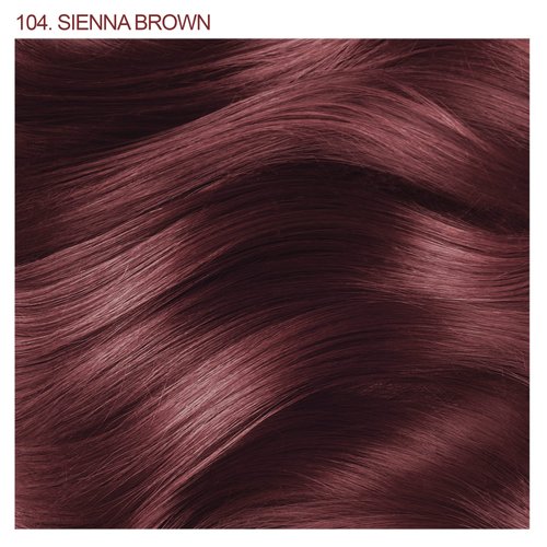 Adore Semi Permanent Hair Color - Vegan and Cruelty-Free Brown Hair Dye - 4 Fl Oz - 104 Sienna Brown (Pack of 1)