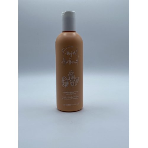 JAFRA ROYAL ALMOND HYDRATING BODY LOTION 250 ML 8.4 FL. OZ. LOCION HIDRATANTE PARA EL CUERPO.