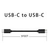 NSGWKZD USB-C Charger Cable for ORORO Heated Vest, Jackets, Hoodies, Socks, Gloves, 3A 60W Fast Charging Cord