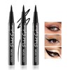Boobeen 3pcs Waterproof Liquid Eyeliner, Black And Brown Eyeliner Pencil, Long-Lasting Eye Liner With Quick Dry Formula For All Day Eye Makeup