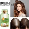 Natural Plant Bubble Hair Dye,Pure Plant Extract for Grey Hair Color Bubble Dye Shampoo.30 ml 10Packs/Box. (Coffee)