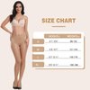 MANZI 2 Pairs Women's Sheer Tights 40D High Waist Control Top Pantyhose Thigh High Stockings Black Natural Nude Medium