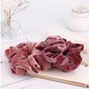 Senllori Scrunchies for Women, 12 Pcs Velvet Scrunchies for Hair, Classic Elastic Thick Scrunchy Hair Bands Ties, Soft Ropes Ponytail Holder Hair Accessories