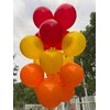 JODIDI 60 Pcs 12-Inch Latex Balloons in Yellow, Orange, and Red - Perfect for Thanksgiving Day, Valentine's Day, Graduations, Birthday, Fall Celebrations,Baby Shower, and Party Decorations