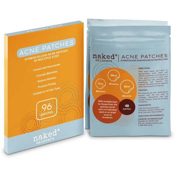 Pimple Patches for Face - Hydrocolloid Acne Patches for Face - Fast Absorbing Zit Patches for Face - Easy to Use Acne Patch - Acne Dots Blemish Patches Spot Treatment - Zit Patch - 96 Acne Stickers