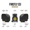 Tacticon Firefly V2 Flashlight Laser Sight | Strobe Function | Combat Veteran Owned Company | Pistols | Rifles | 220 Lumens | Magnetic Charging for Handgun Pistol Hand Gun | Gun Light