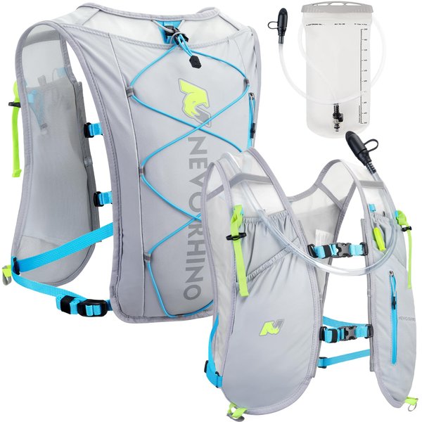 Running Hydration Vest, 5.5L Running Vest for Women Men with 2L TPU Water Bladder,Hydration Backpack for Hiking Marathon Race